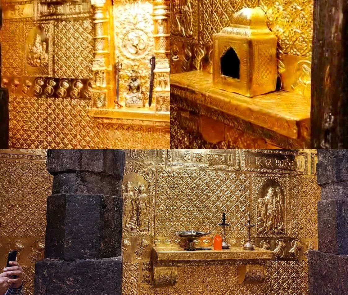 550 அடுக்குகள் தங்கத்தால் பூசப்பட்ட சுவர்கள்