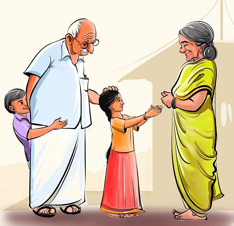 முதிய தம்பதி