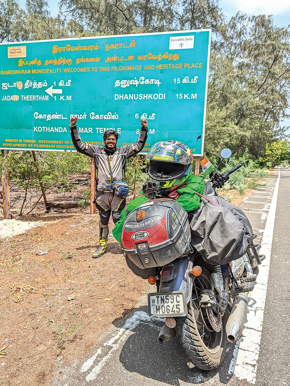 காது கேட்காம இருந்தா என்ன... பைக்கில் இமயமலை போக முடியாதா?