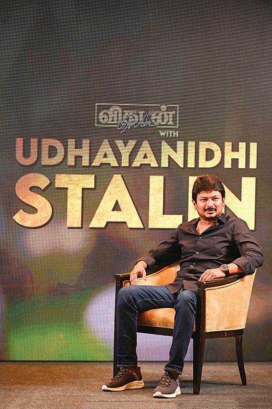 ‘கலகத்தலைவன்’ எப்போ கழகத் தலைவர்?- விகடன் பிரஸ்மீட் - உதயநிதி ஸ்டாலின்