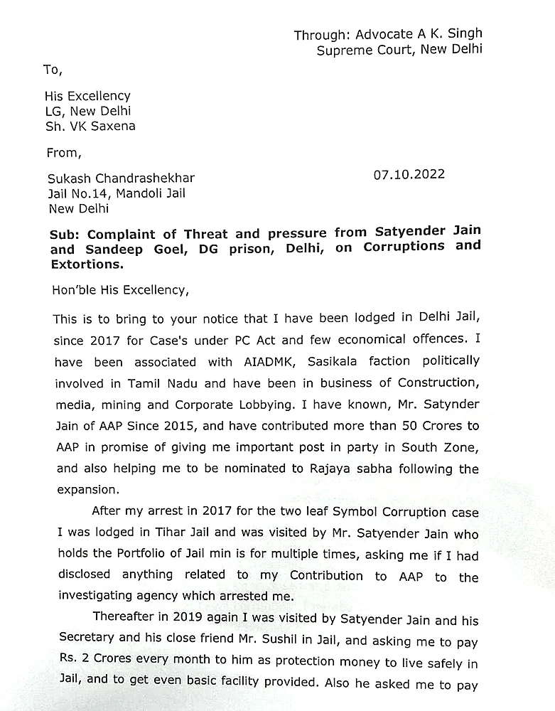 ‘மகா கொள்ளைக்காரர் கெஜ்ரிவால்!’ - ‘மோசடி மன்னன்’ சுகேஷின் குற்றச்சாட்டு உண்மையா?