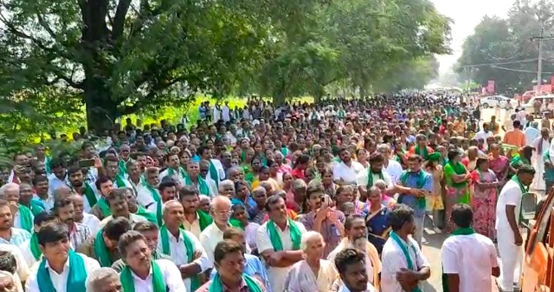 `எங்களுக்கு நிரந்தர தீர்வு வேண்டும்'  - கோவை தொழில் பூங்கா விவகாரத்தில் கொதிக்கும் விவசாயிகள்!