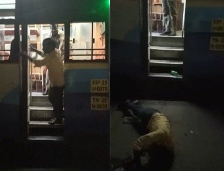 போதையிலிருந்த பயணியை பேருந்திலிருந்து கீழே தள்ளிவிட்ட நடத்துனர்; வைரலான வீடியோ -அதிகாரிகள் நடவடிக்கை