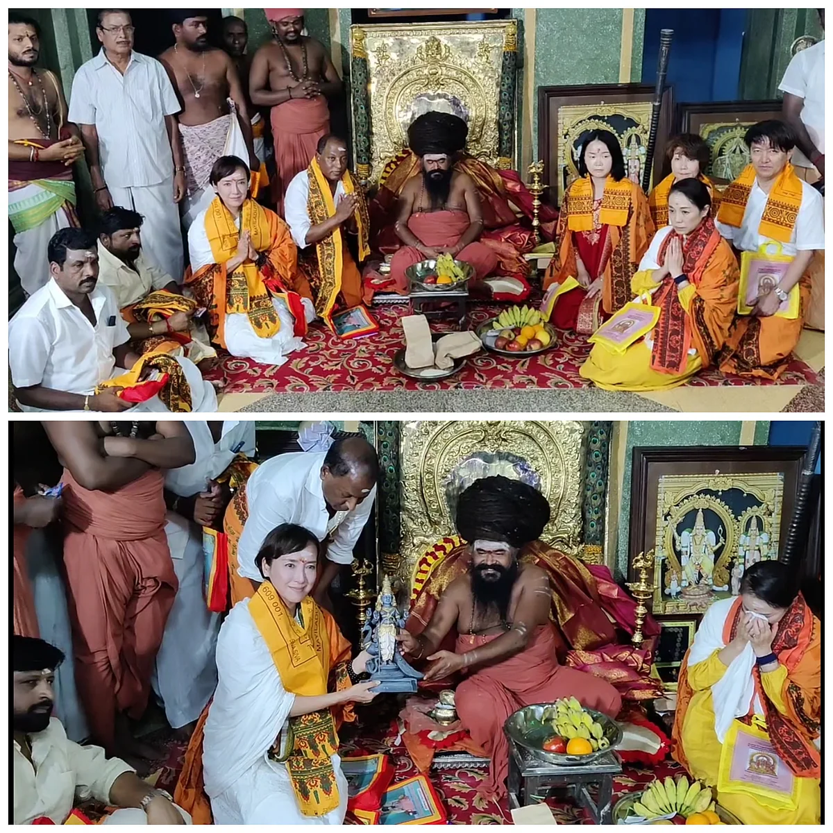தமிழக ஆலயங்களில் ஜப்பான் நடிகை வழிபாடு