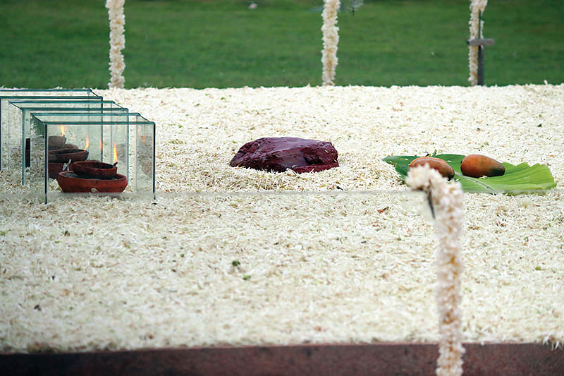 ராஜீவ் நினைவிடத்தில்