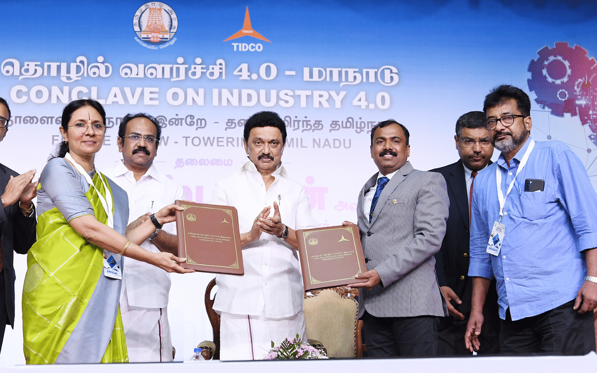 10 ஆண்டுகளில் 75,000 கோடி ரூபாய் முதலீடு செய்ய இலக்கு!   -தொழில் வளர்ச்சி 4.0 மாநாடு...
