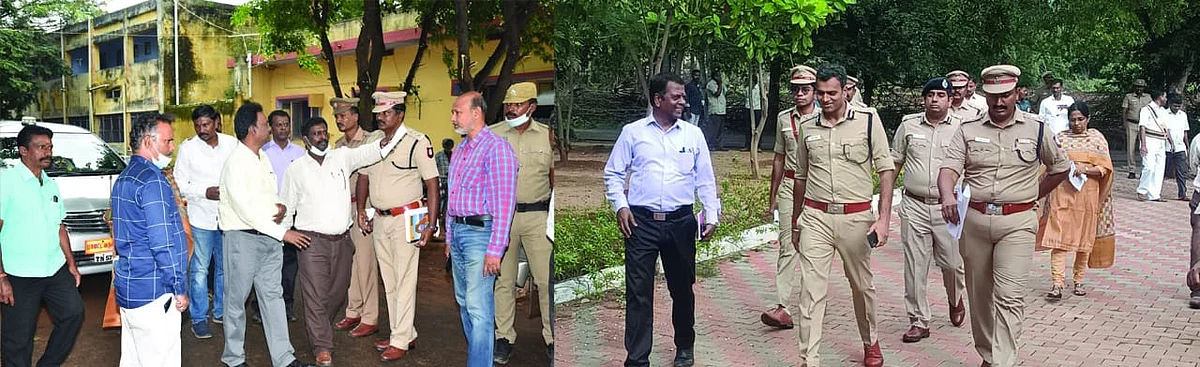 அதிகாரிகள் ஆய்வு