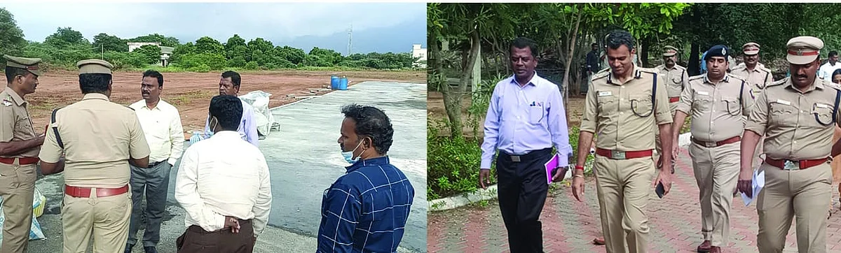 ஹெலிபேட் தளம் ஆய்வு
