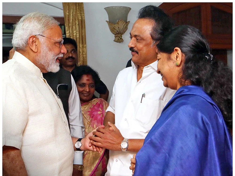 `ஒரு மகன் ஸ்தானத்தில் இருந்து அப்பாவை டெல்லிக்கு அழைத்தார் மோடி’ - கனிமொழி பகிர்ந்த நினைவு!