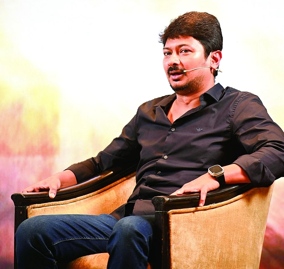 “பெரியப்பா அழகிரி என்மேல ரொம்பப் பாசமா இருப்பார்!” - விகடன் பிரஸ்மீட் - உதயநிதி ஸ்டாலின்