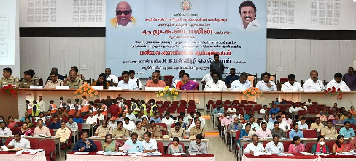 அமைச்சர் கூட்டத்தை புறக்கணித்த திமுக-வினர்? - சேர் கிடைக்காமல் கொதித்த பாமக எம்எல்ஏ- சேலம் சலசலப்பு