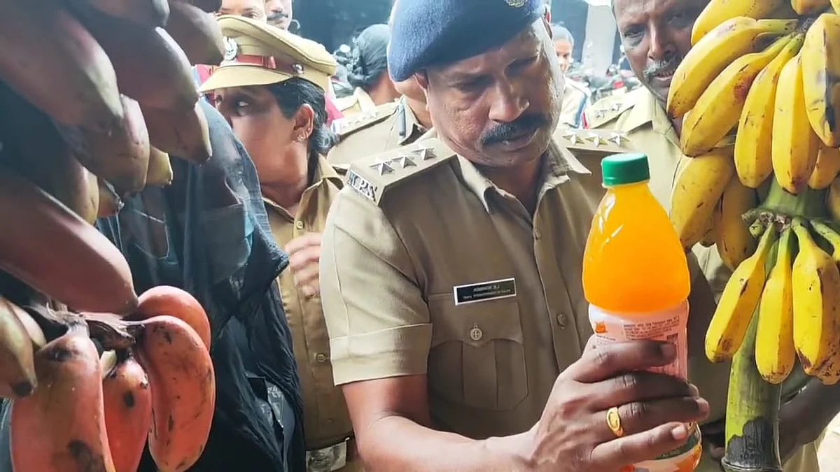 ஜூஸ் கடையில் கிரீஷ்மாவிடம் விசாரணை