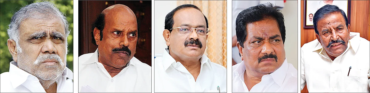 ஐ.பெரியசாமி, எ.வ.வேலு, சக்கரபாணி, மூர்த்தி, கே.என்.நேரு