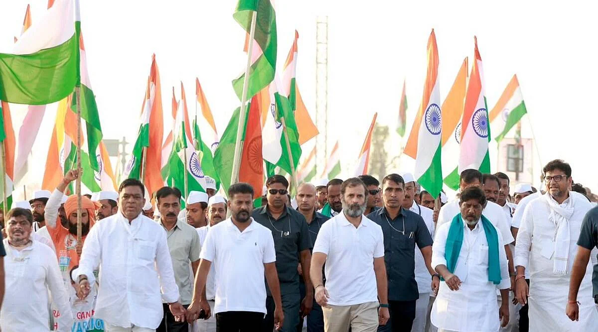 யாத்திரையில் ராகுல் காந்தி