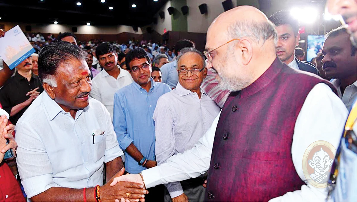 ஓ.பன்னீர்செல்வம், அமித் ஷா