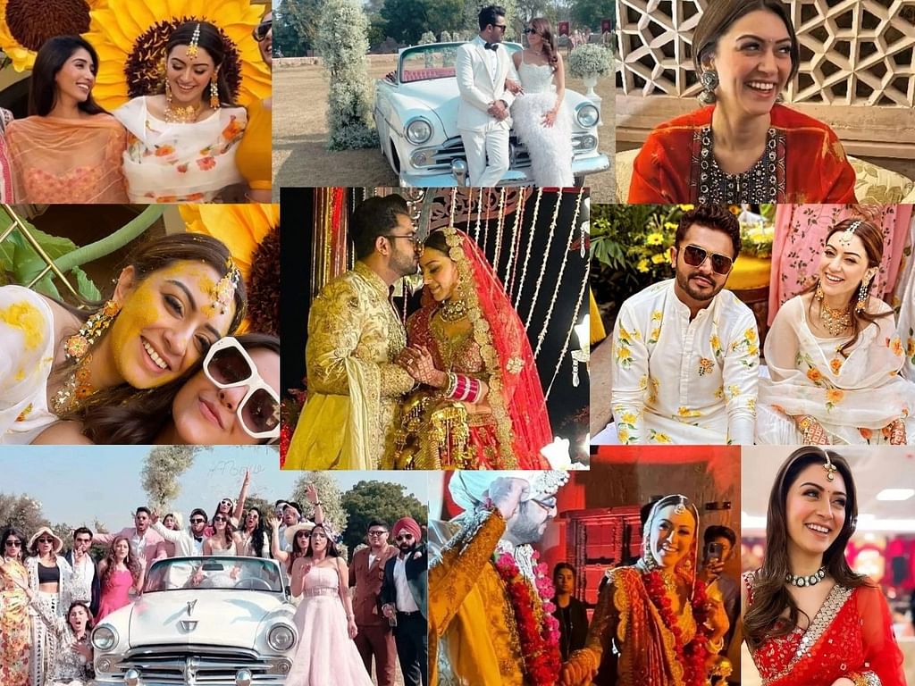 Hansika Motwani: காஸ்ட்லியான `லெஹங்கா' உடை, தங்க ஆபரணங்கள்; ஹன்சிகாவின் திருமண ஆல்பம்|Visual Story