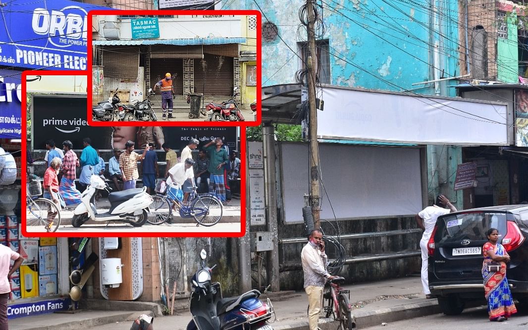 விகடன் செய்தி எதிரொலி: தற்காலிகமாக மூடப்பட்ட திருவல்லிக்கேணி டாஸ்மாக்... சுத்தமானது பஸ்டாப்! 