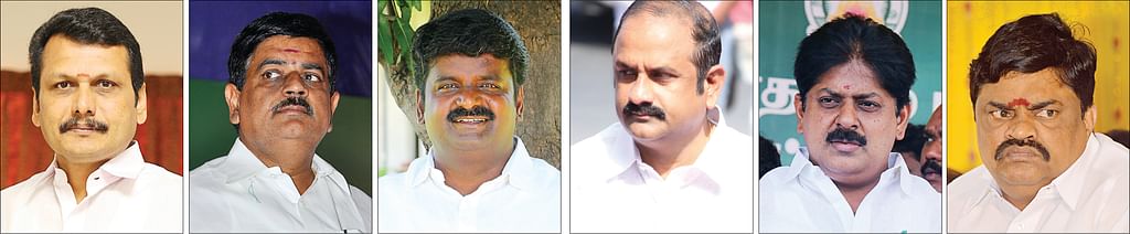 செந்தில் பாலாஜி, ராதாகிருஷ்ணன், விஜயபாஸ்கர், பி.வி.ரமணா, மணிகண்டன், ராஜேந்திர பாலாஜி