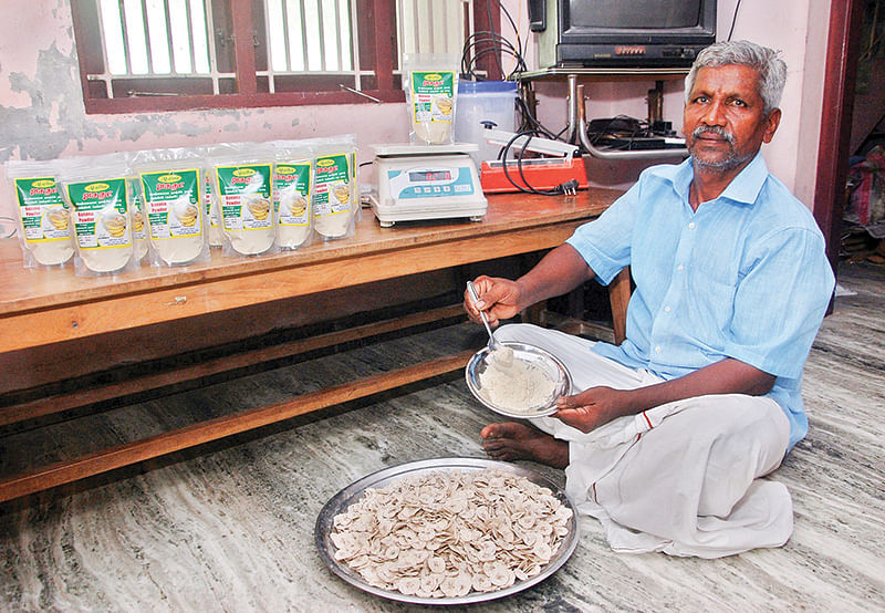 வழைப் பவுடருடன்