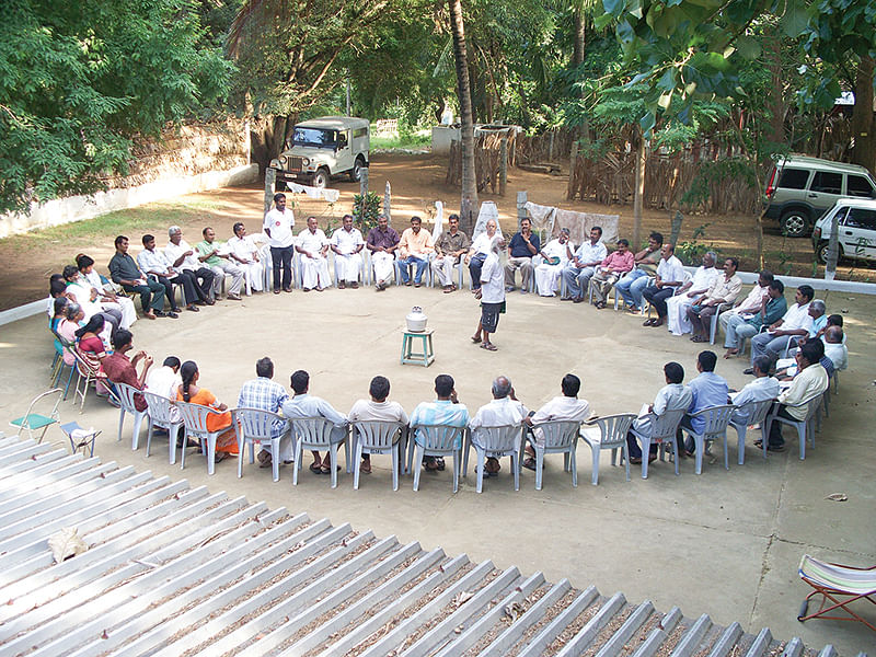 2008-ல் பண்ணையில் நடைபெற்ற நம்மாழ்வார் பயிற்சி