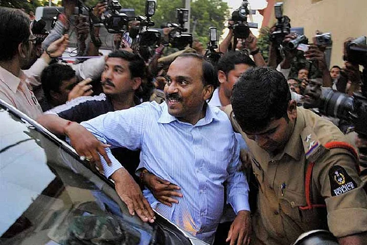 கைதானபோது ஜனார்த்தன ரெட்டி