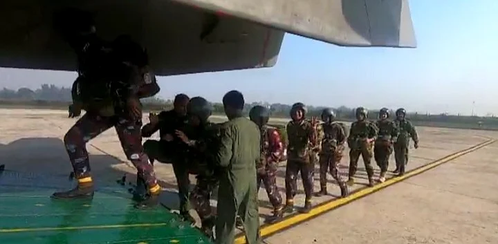 skydiving