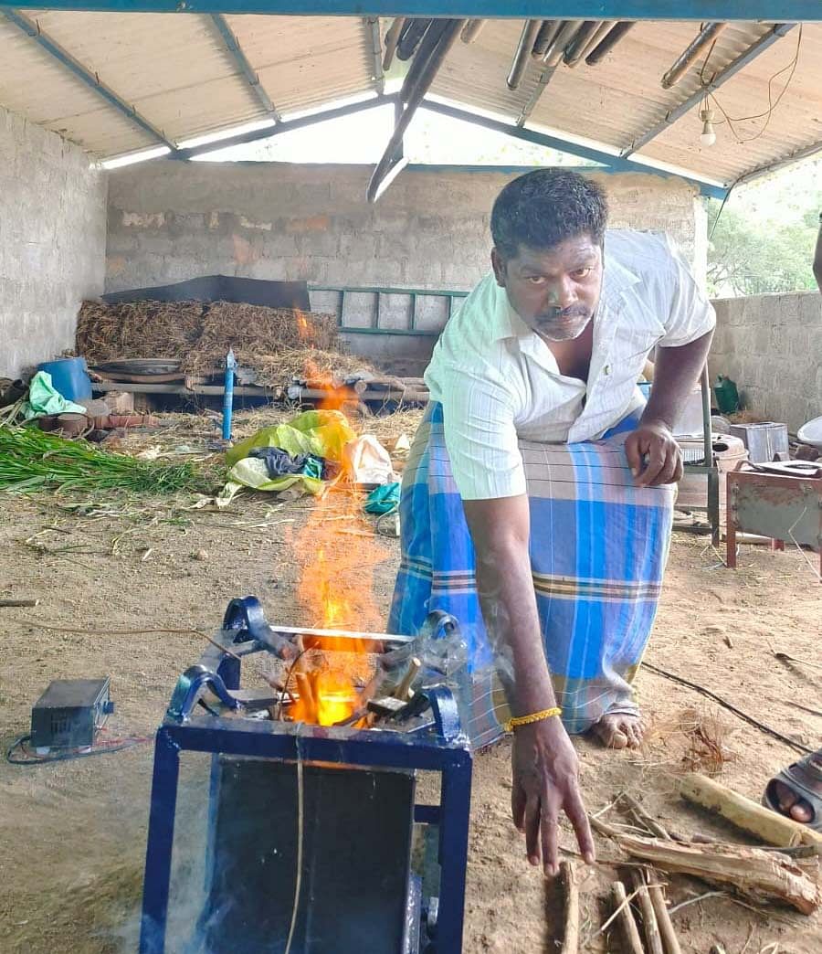 நவீன விறகு அடுப்பு