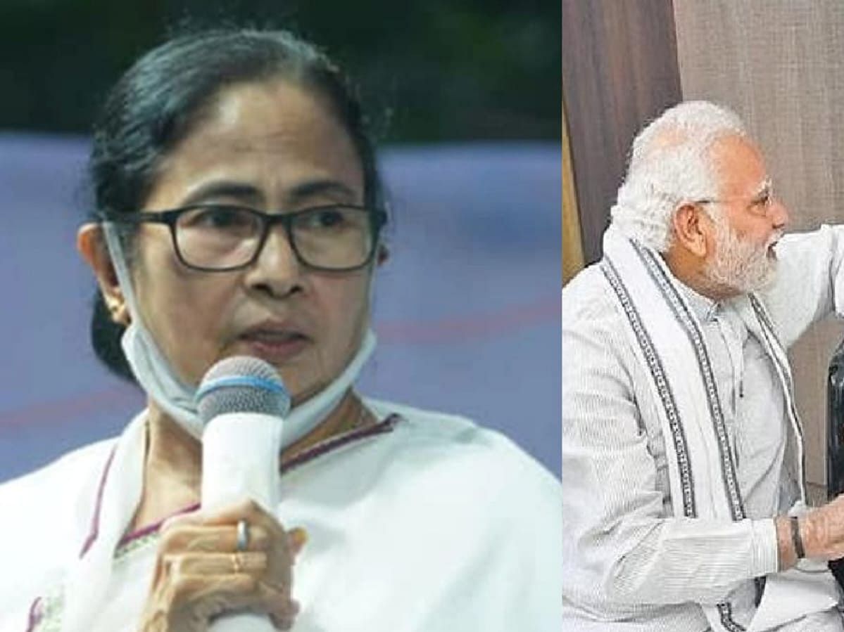 ``தயவுசெய்து ஓய்வெடுங்கள்; அவர்கள் எங்களுக்கும் தாய்" - நிகழ்ச்சியில் பிரதமர் மோடிக்கு மம்தா ஆறுதல்
