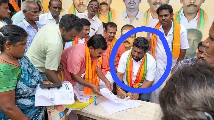 தலைமறைவாக இருக்கும் மாவட்டத் தலைவர் வி.கே.சுரேஷ்