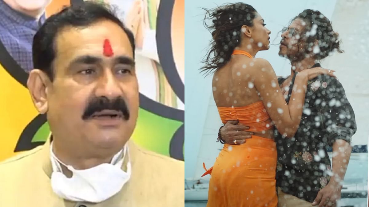 நரோத்தம் மிஸ்ரா, தீபிகா படுகோன் மற்றும் ஷாருக்கான்