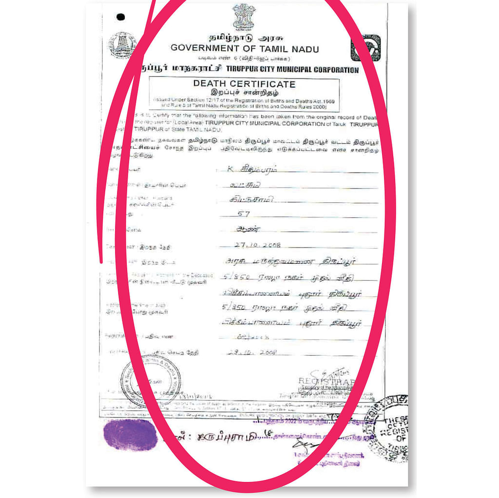 போலி இறப்பு சான்றிதழ்... முறைகேடான பத்திரப்பதிவு!