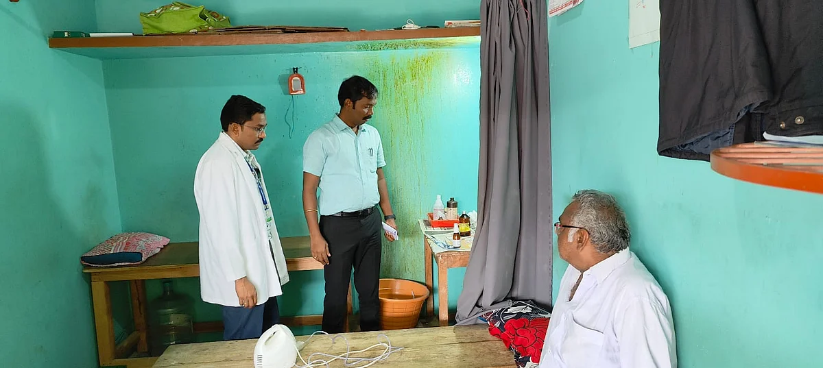 மருத்துவக்குழு ஆய்வு செய்தனர்.