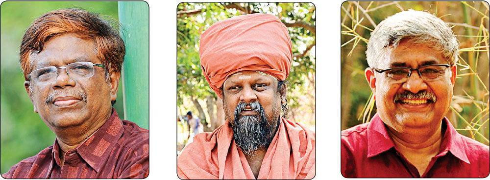 கே.சந்துரு, குன்றக்குடி பொன்னம்பல அடிகளார், ஆர்.பாலகிருஷ்ணன்