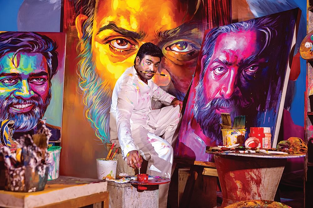 வண்ணங்களுடன் உறவாடும் விஜய் சேதுபதி!