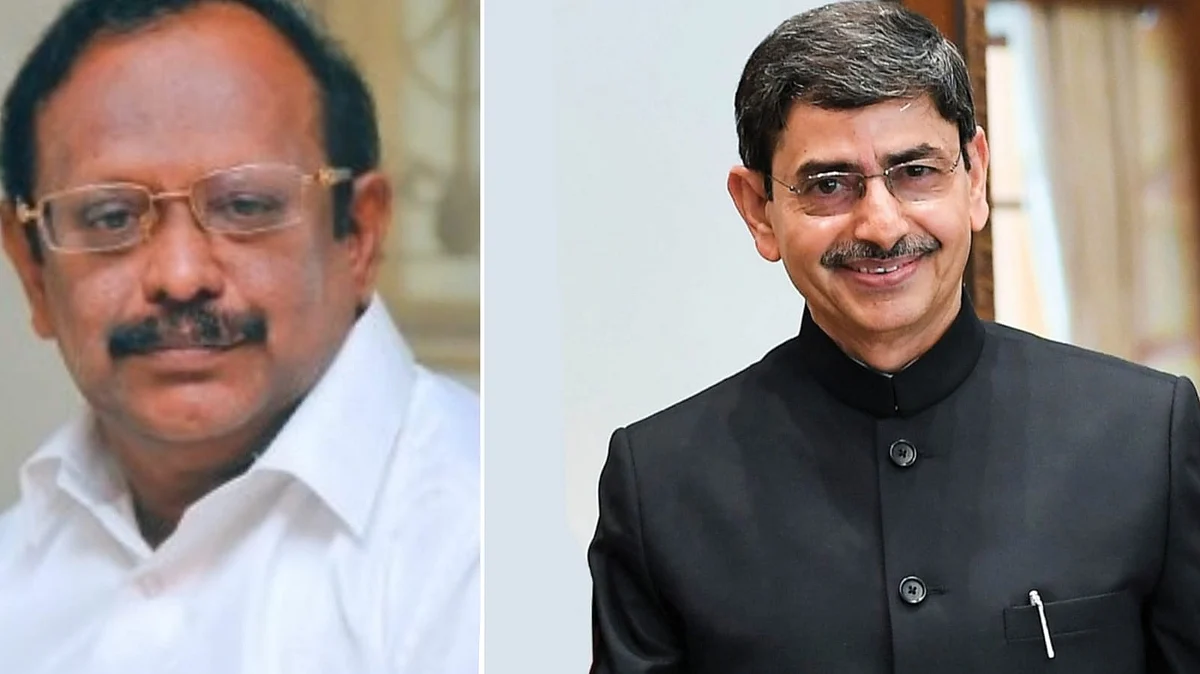 சட்டத்துறை அமைச்சர் ரகுபதி - ஆளுநர் ஆர்.என்.ரவி