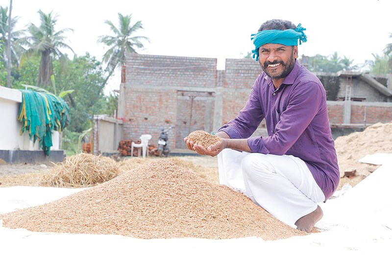 பாரம்பர்ய நெல்லுடன் இளந்திரையன்
