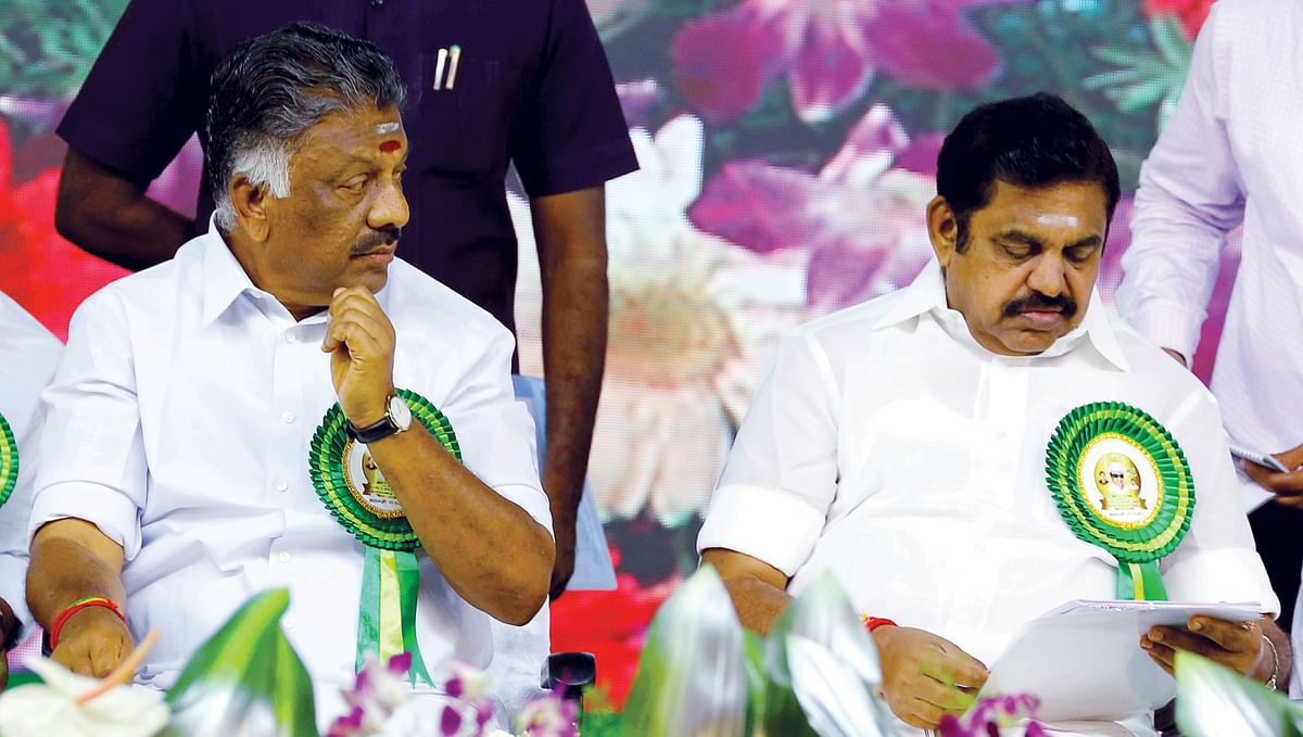 ஓ.பன்னீர்செல்வம், எடப்பாடி பழனிசாமி