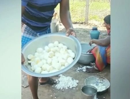 மாணவர்களுக்கு வழங்கவிருந்த அழுகிய முட்டைகள்