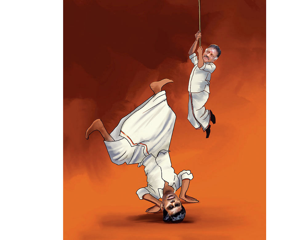 அந்தர் பல்டி அண்ணாமலை... அந்தரத்தில் பன்னீர்! - பரபர ஈரோடு