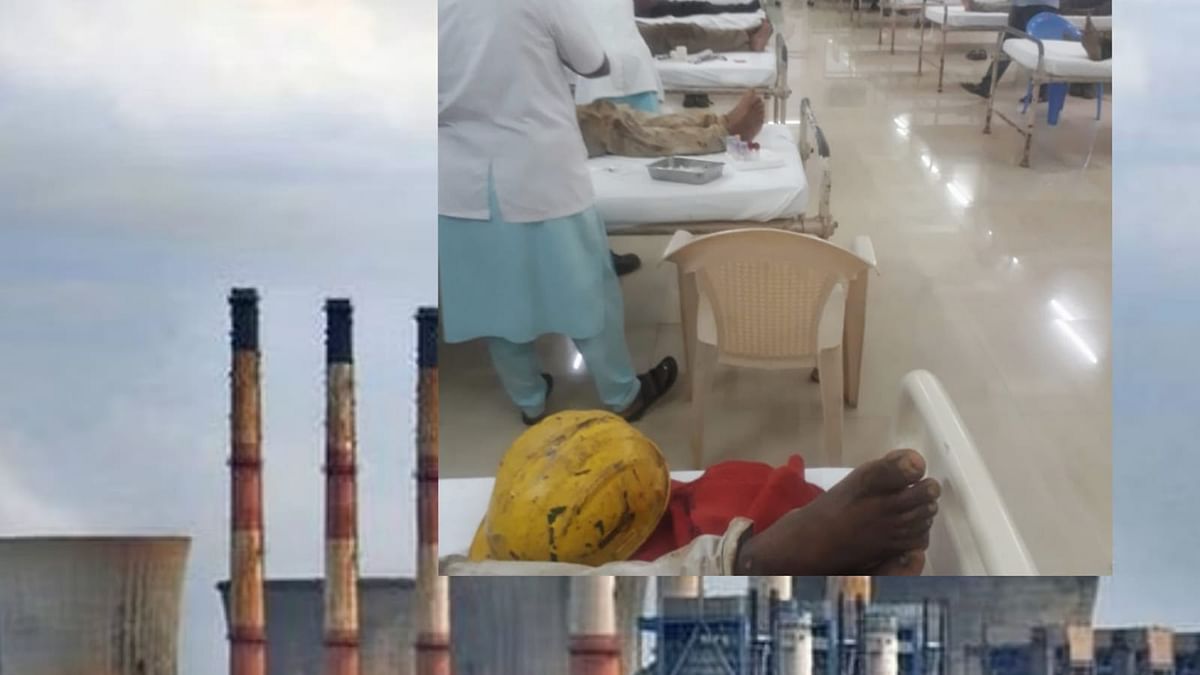 தொழிலாளர்கள் மருத்துவமனையில் அனுமதி