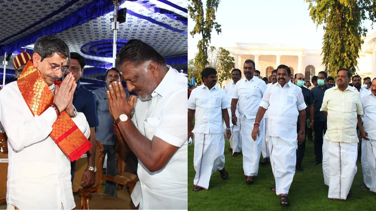 பொங்கல் விழாவில் ஓ.பி.எஸ் - இ.பி.எஸ்