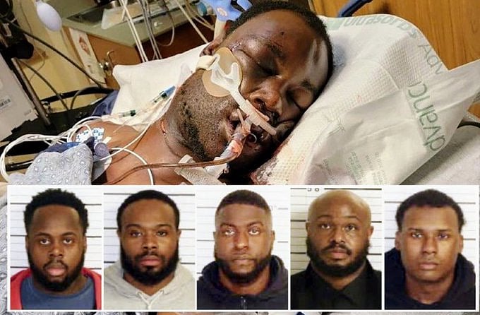 அமெரிக்கா: போலீஸாரால் தாக்கப்பட்டு இறந்த கறுப்பின இளைஞர்; கொதித்துப் போராட்டத்தில் இறங்கிய மக்கள்!