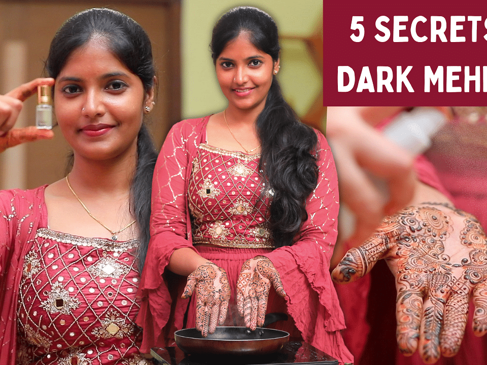 மருதாணி நல்லா சிவக்கணுமா? 5 Tips To Get Dark Henna Stain | Mehndi Dark Stain Secrets 