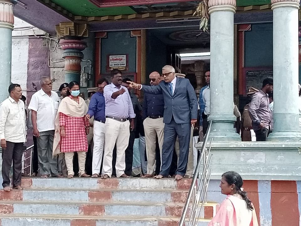 கோகுல்ராஜ் கொலை வழக்கு: அர்த்தநாரீஸ்வரர் கோயிலில் நீதிபதிகள் நேரில் ஆய்வு - நடந்தது என்ன?!