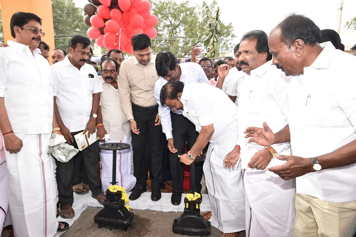 மேல்நிலை நீர்த்தேக்கத் தொட்டி திறப்பு விழா