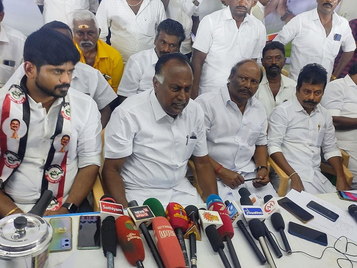 ``திமுக, அதிமுக அதிருப்தி வாக்குகள் எங்களுக்கே கிடைக்கும்!" - அமமுக சண்முகவேலு நம்பிக்கை