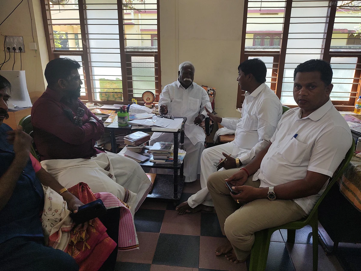 எம்.ஆர்.காந்தி எம்.எல்.ஏ-வுடன் சந்திப்பு