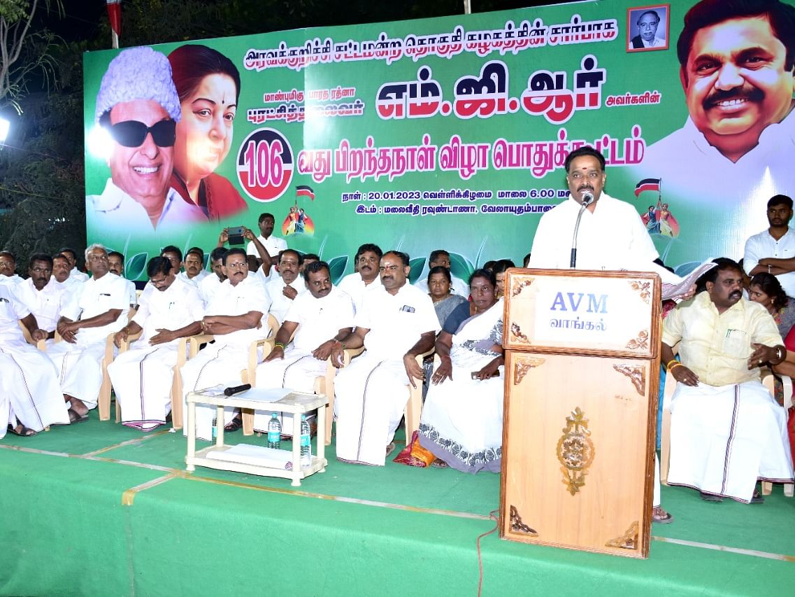 ``கரூரில் எந்நேரமும் மது விற்பனை; அமைச்சரோ கோவையில்"- செந்தில் பாலாஜியைச் சாடிய எம்.ஆர்.விஜயபாஸ்கர்