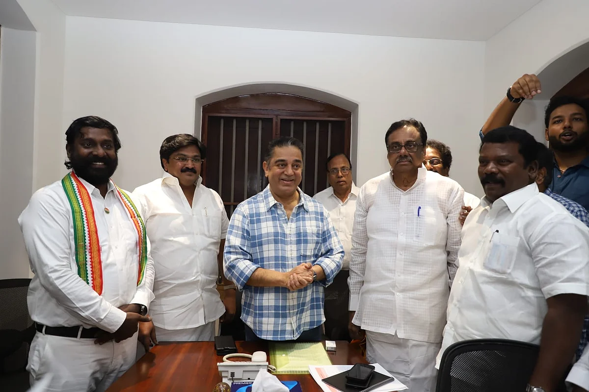 கமல்ஹாசன், ஈ.வி.கே.எஸ்.இளங்கோவன் சந்திப்பு