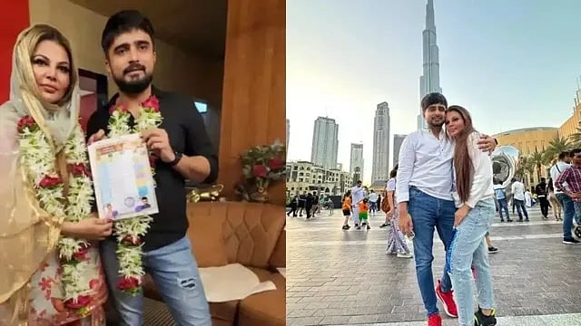 `சில விஷயங்களை அடில் போனில் பார்த்தேன்!' காதலனை மணந்த ராக்கி சாவந்த்; திருமணமானவுடன் சந்தேகம்!